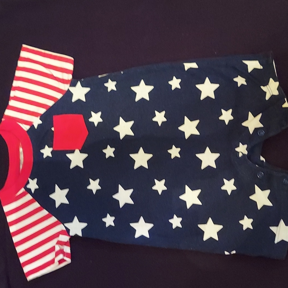 Celebrate Patriotic 6-9 Month Onesie